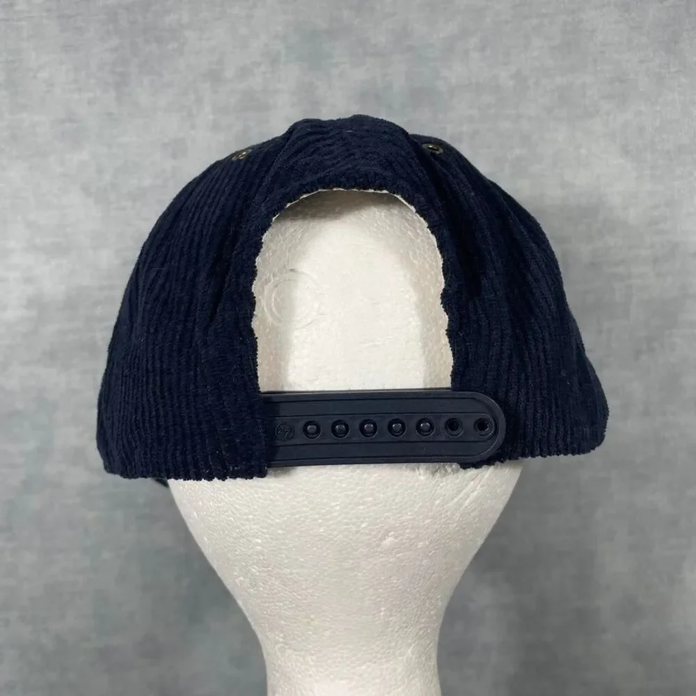 Atlanta Braves corduroy snap back hat